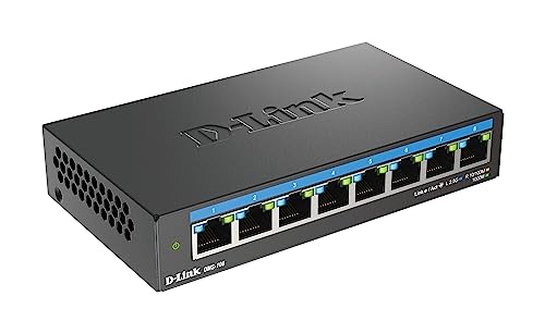 D-Link-Switch D-Link DMS-108 8-Port Multi-Gigabit Unmanaged