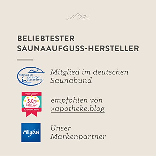 Bio-Saunaaufguss AllgäuQuelle Naturprodukte AllgäuQuelle®