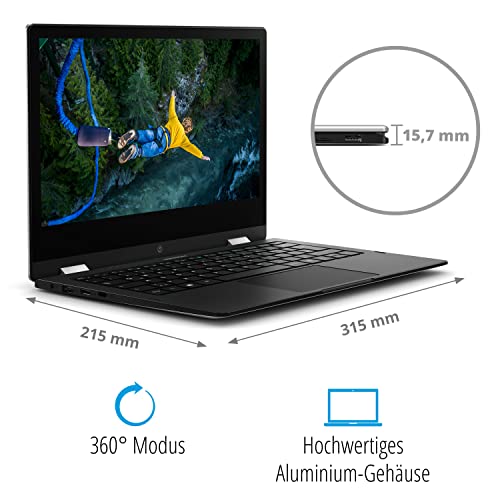 Notebook 13 Zoll MEDION E3221 33,8 cm (13,3 Zoll) Full HD Touch