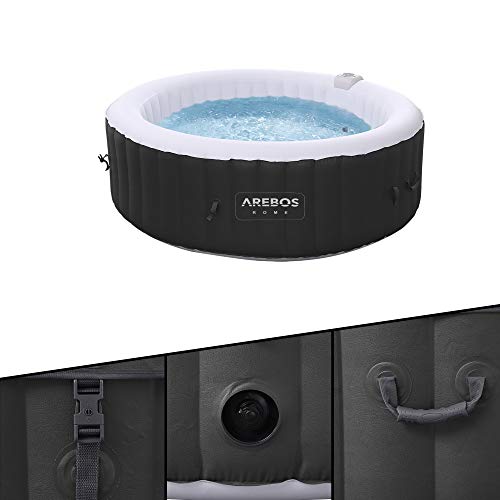 Aufblasbarer Whirlpool Arebos Whirlpool In- & Outdoor