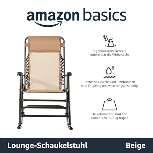 Strandstuhl Amazon Basics – Faltbarer Schaukelstuhl