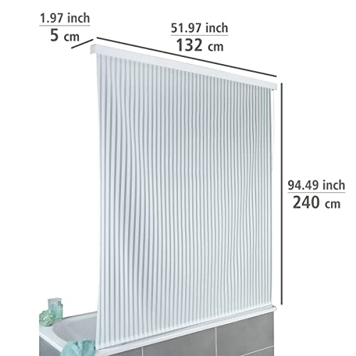 Duschrollo WENKO 128 x 240 cm, schnelltrocknendes Rollo