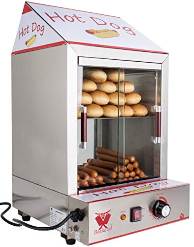 Hot Dog Maker Beeketal ‘HDS-2’ Profi Gastro Edelstahl