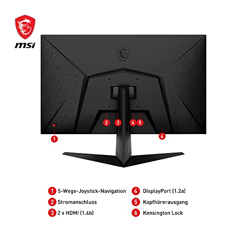 Gaming-Monitor (24 Zoll) MSI Optix G2412DE 24 Zoll Full HD