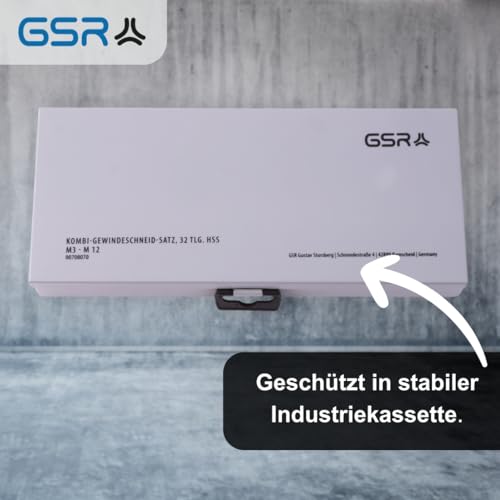 Gewindeschneider-Set a+s GSR PROFI 32 teilig Gewindeschneider