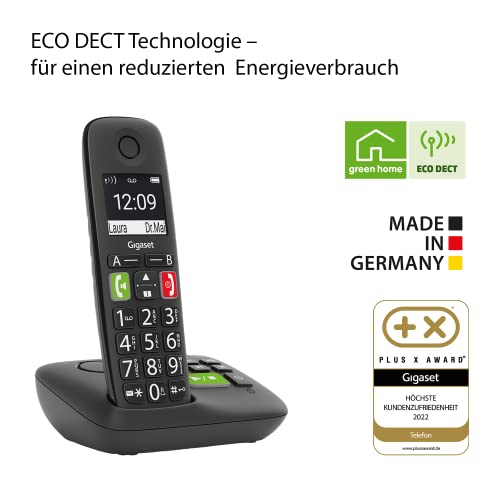 Gigaset-Telefonanlage Gigaset E290A DUO – 2 Schnurlose Senioren