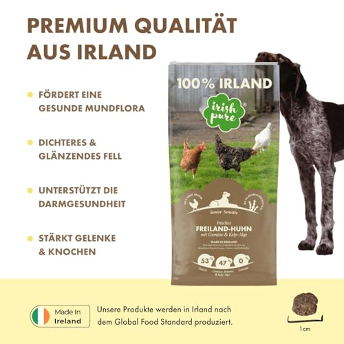 Hundefutter für magen-darm-empfindliche Hunde Irish Pure Senior