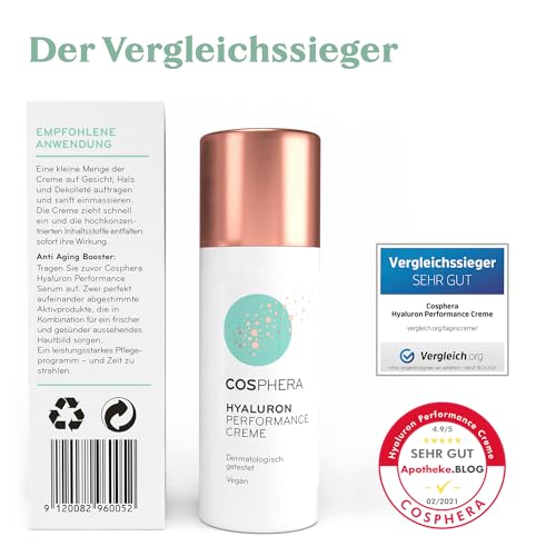 Gesichtscreme Cosphera, Hyaluron Performance Creme 50 ml