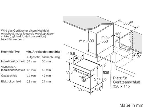 Pyrolyse-Backofen Bosch HNG6764S6 Serie 8 Smarter Einbau-Backofen