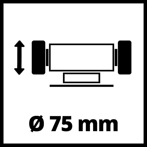 Doppelschleifer Einhell TC-XG 75 Kit, max. 150 W, Ø75xø10×20 mm