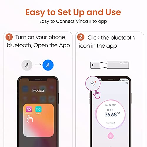 Basalthermometer femometer Vinca II digital Bluetooth