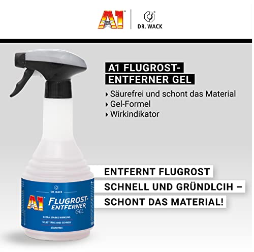 Flugrostentferner DR. WACK, A1 Flugrost-Entferner Gel 500 ml