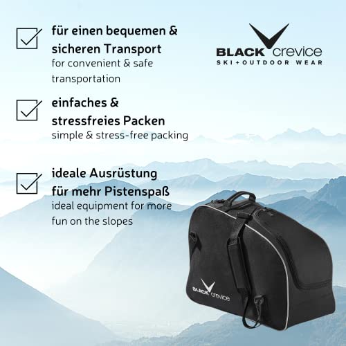 Skischuhtasche mit Helmfach Black Crevice Skischuhe, Helmtasche