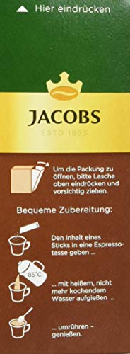 Löslicher Kaffee Jacobs Espresso, 25 Instant Kaffee Sticks