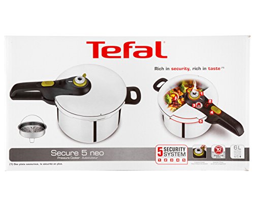 Schnellkochtopf 6 Liter Tefal Secure 5 Schnellkochtopf P25307