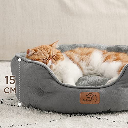 Katzenbett Bedsure waschbar Katzen Bettchen – 51x48x15cm Katzen Bett