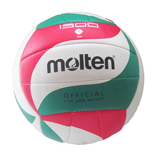 Volleyball Molten V5m1500 Ball, Weiß/Grün/Rot
