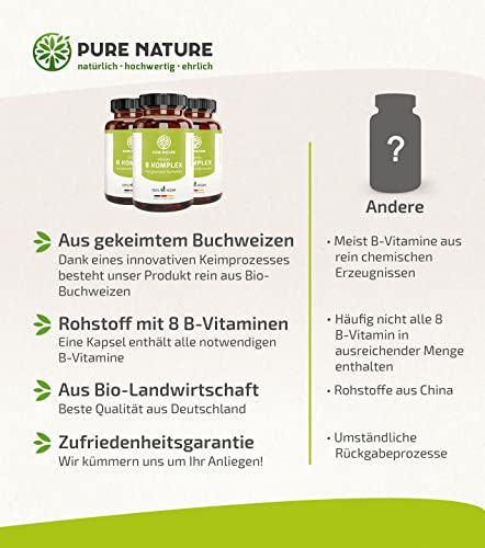 Vitamin-B-Komplex Pure Nature – natürlich.hochwertig.ehrlich