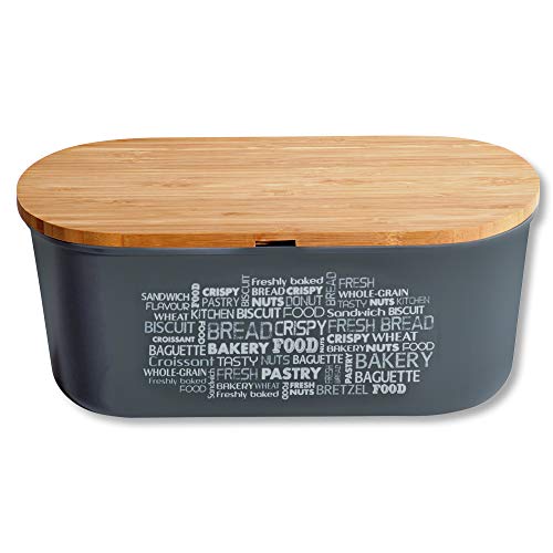 Brotkasten Kesper | Brotbox, Material: Melamin, Bambus