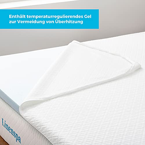 Gel-Topper (180×200) Linenspa Matratzen Topper 180 x 200 cm