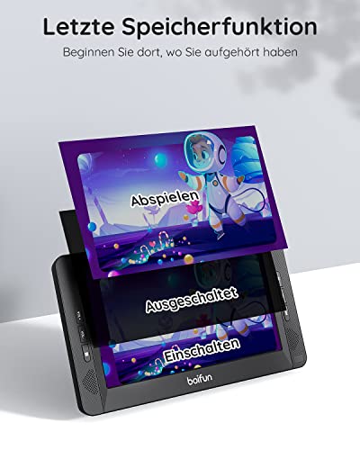 Auto-DVD-Player BOIFUN DVD Player Auto 2 Bildschirme 10,5″