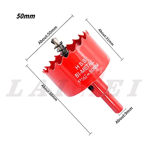 Kreisschneider Laiwei Hole Saw Drill Bit HSS Hole Cutter with Arbor