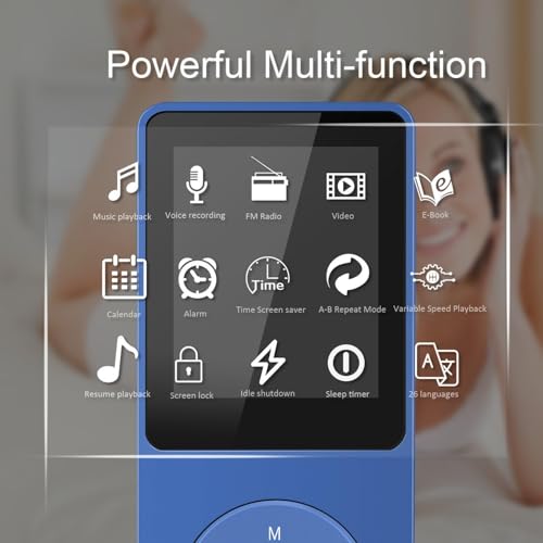 Bluetooth-MP3-Player AGPTEK MP3 Player, 8GB verlustfrei MP3