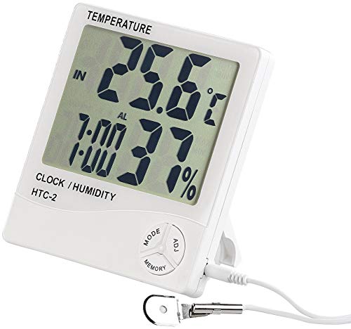 Min-Max-Thermometer PEARL Scheibenthermometer 2er-Set