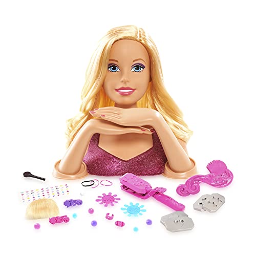 Schminkpuppe Barbie Giochi Preziosi Frisierkopf BAR17