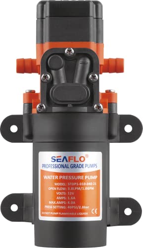 Druckwasserpumpe 12 V lighteu ® Seaflo DC 12V 4,3L/min 2,4 bar