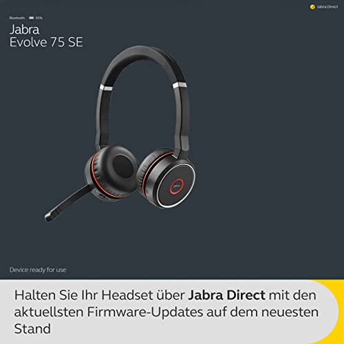 Jabra-Headset Jabra Evolve 75 SE Schnurloses Stereo-Headset
