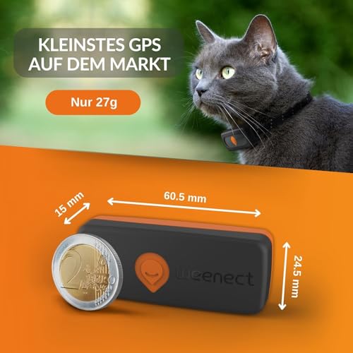 GPS für Katzen Weenect XS für Katzen – NEU Mini GPS-Tracker