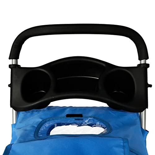 Hundebuggy vidaXL Hundewagen Blau Haustier Hunde Pet