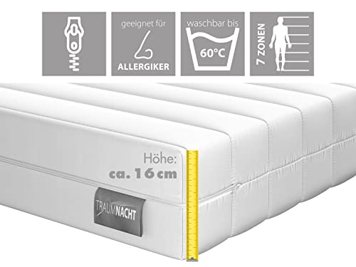 Matratze 140×200 H3 Traumnacht Orthopädische 7-Zonen