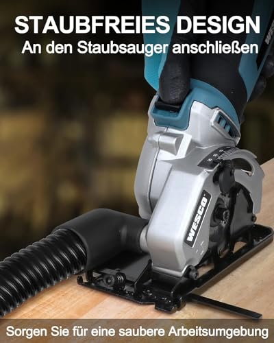 Mini-Handkreissäge WESCO Mini Handkreissäge, 500W Kreissäge