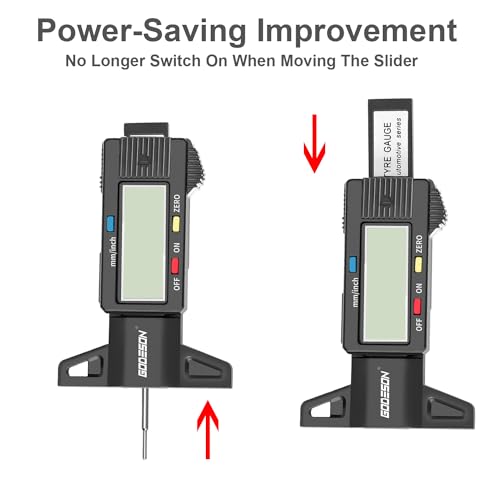 Reifenprofilmesser GODESON Digitaler Profiltiefenmesser