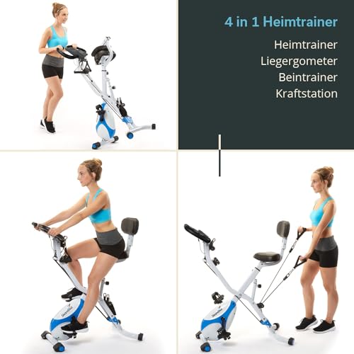 Heimtrainer (klappbar) Skandika Fitnessbike Foldaway X-3000