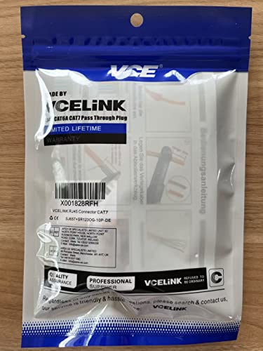 RJ45-Stecker VCELINK 2. Gen. Netzwerkstecker Cat7 Cat6A