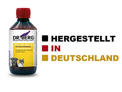 Nachtkerzenöl Hund Dr. Berg Haut-UND-Fell-ÖL m. Nachtkerzenöl