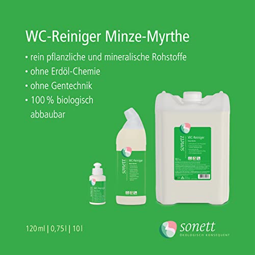 WC-Reiniger Sonett Minze-Myrthe, 120 ml