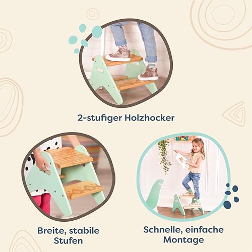 Tritthocker Kind B. toys B. spaces Stabiler er aus Holz – Hocker