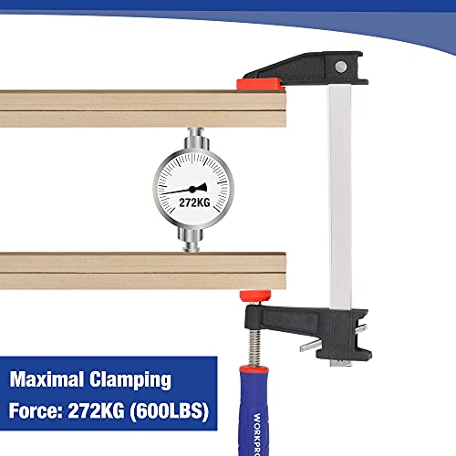 Schraubzwingen WORKPRO Set 4 Stück Spanner