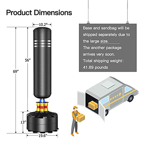 Boxsack-Ständer YOLEO Boxsack Standboxsäcke Trainingsgeräte