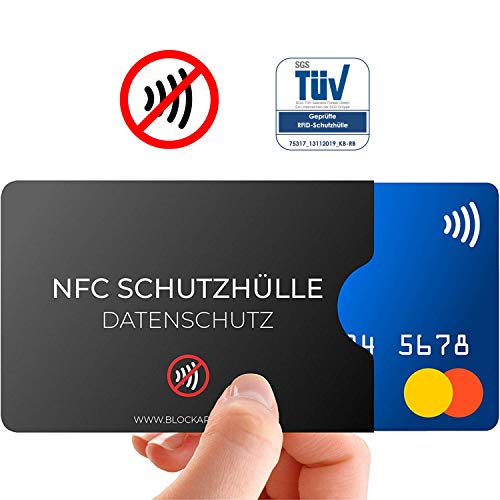 RFID-Blocker BLOCKARD TÜV geprüfte NFC Schutzhülle (3 Stück)