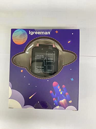 Kinderuhr Igreeman Smartwatch für Kinder, für Mädchen