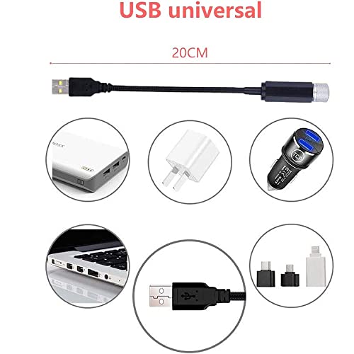 Auto-Sternenhimmel SSyang 2 Stück USB Sternlicht, Mini USB