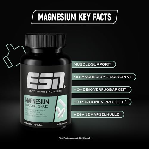 Magnesiumcitrat ESN Magnesium Caps, 120 Kaps.