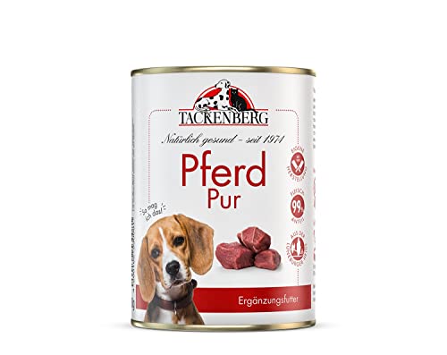 Hundefutter-Pferd Tackenberg Pferd Pur Nassfutter Dose