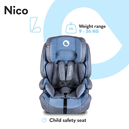 Lionelo-Kindersitz Lionelo Nico Kindersitz 9-36kg, Kindersitz Auto