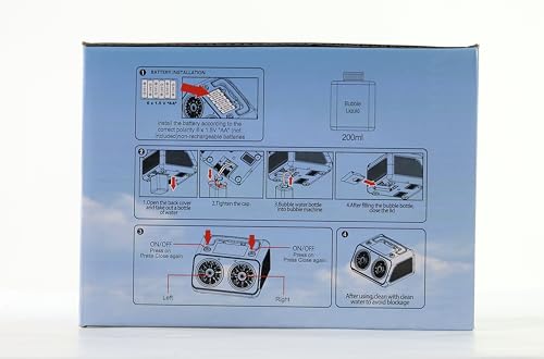 Seifenblasenmaschine Bloranda Automatische LED